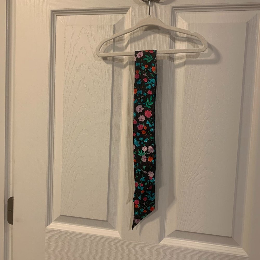 Kate Spade Floral Skinny Scarf